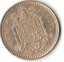 Spanien (D162)b. 1 Peseta 1966 siehe scan