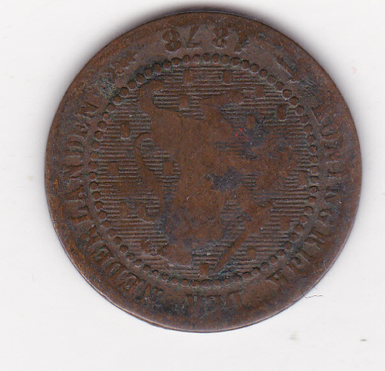  Niederlande, 1 Cent 1878   