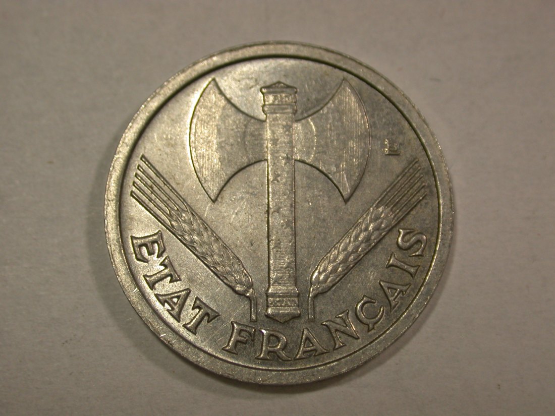  A204 Frankreich  1 Franc 1944 in vz+   Orginalbilder   