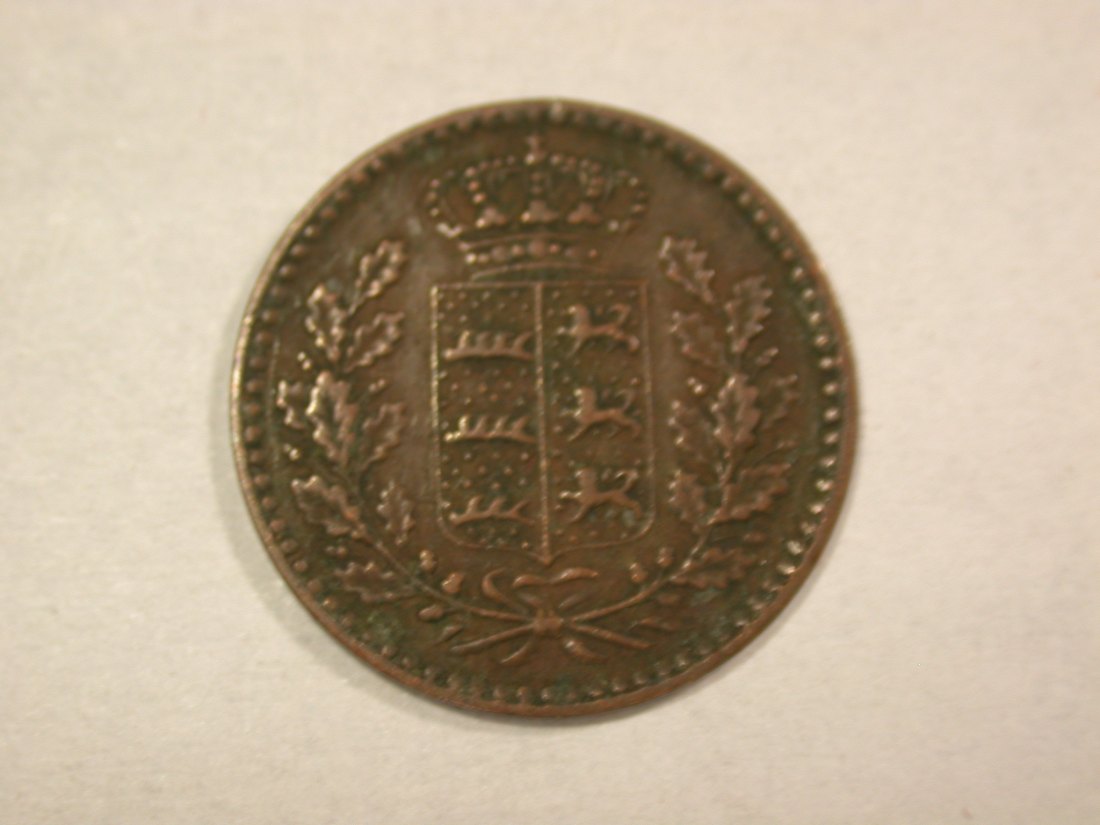  A204 Württemberg 1/4 Kreuzer 1871 in ss+ selten !!  Orginalbilder   