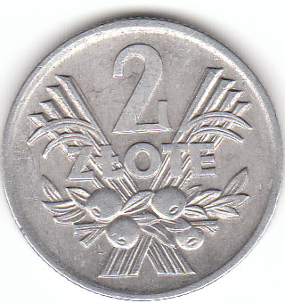 Polen (C022)b. 2 Zloty 1974 siehe scan