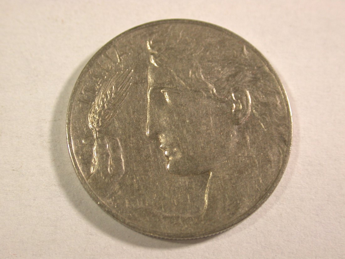 A111 Italien 20 Centesimi 1921 in ss+ Orginalbilder