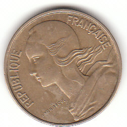 Frankreich (C045)b. 10 Centimes 1963 siehe scan