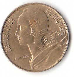 Frankreich (C048)b. 10 Centimes 1976 siehe scan