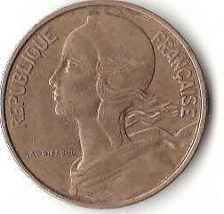 Frankreich (C049)b. 10 Centimes 1968 siehe scan
