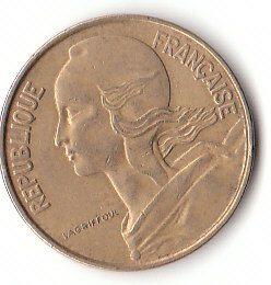 Frankreich (C052)b. 10 Centimes 1967 siehe scan