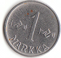 Finnland (C053)b. 1 Markka 1955 siehe scan