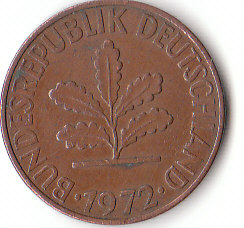 Deutschland (C054)b. 2 Pfennig 1972 J siehe scan