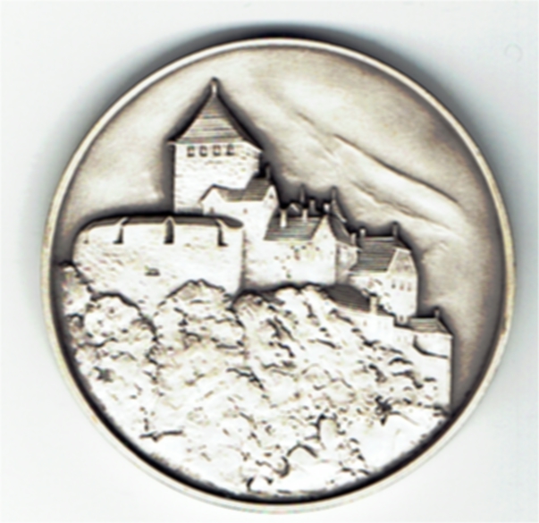  Medaille auf die 10 .Liechtensteinische Briefmarkenausstellung 1982 in Vaduz(g1269)   
