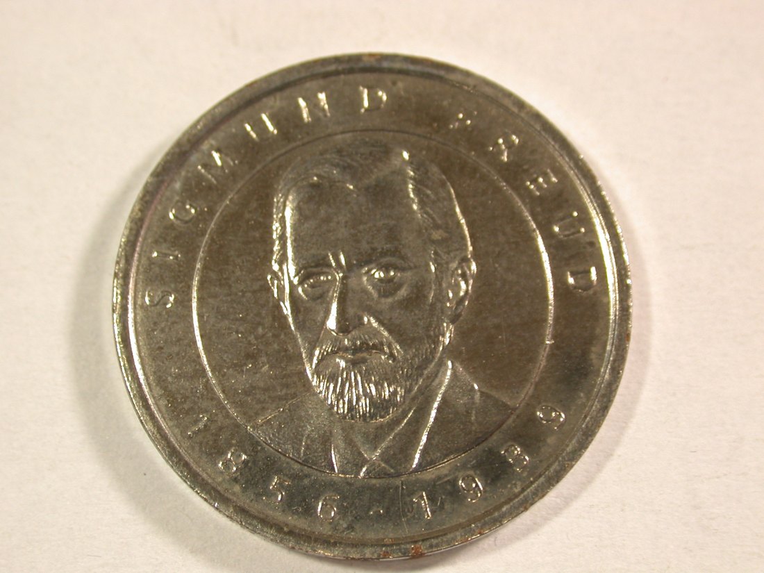  A112 Österreich Sigmund Freud Medaille 28 mm/ 8,2 Gramm anschauen  Orginalbilder   