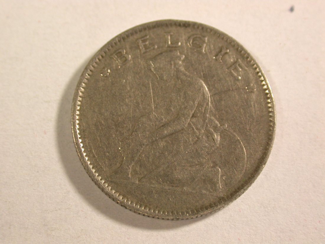  A205 Belgien  1 Franc 1922 in ss+  Orginalbilder   