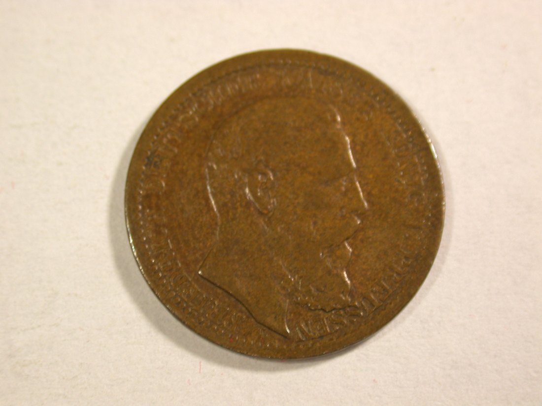 A205 Preussen Friedrich III kleine Medaille Leiden ohne Klagen Orginalbilder