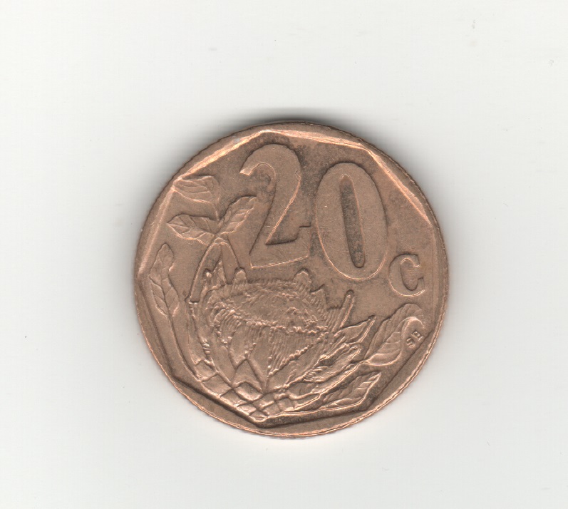  Südafrika 20 Cents 1997   