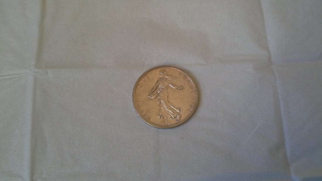  5 Francs Frankreich 1960 in Silber(g1271)   