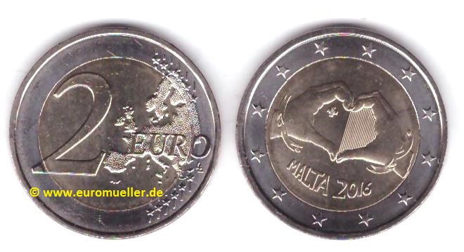 Malta 2 Euro Sondermünze 2016...Love...unc.   