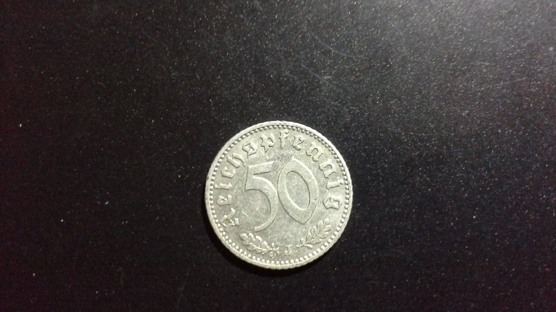  50 Reichspfennig Deutsches Reich 1939 J (k486)   