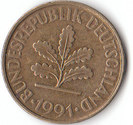 Deutschland (C059)b. 10 Pfennig 1991 A siehe scan