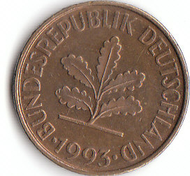 Deutschland (C060)b. 10 Pfennig 1993 A siehe scan