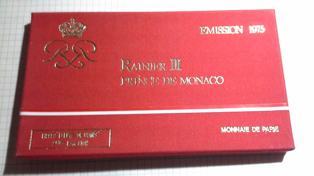  KMS Monaco 1975 in stgl ( k498)   
