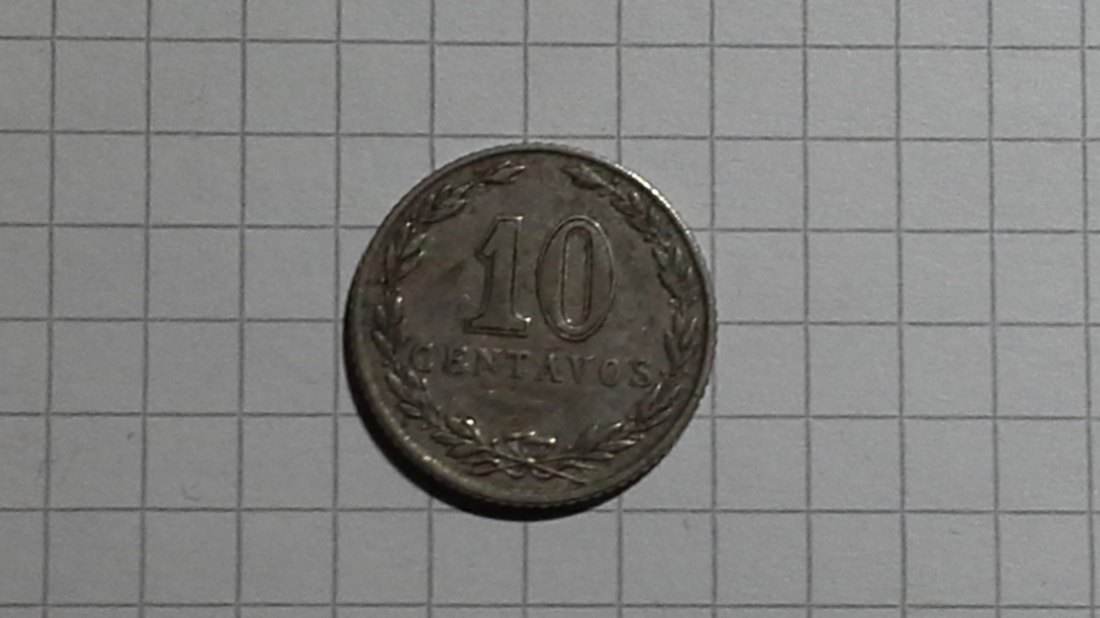  10 Centavos Argentinien 1898 (k507)   