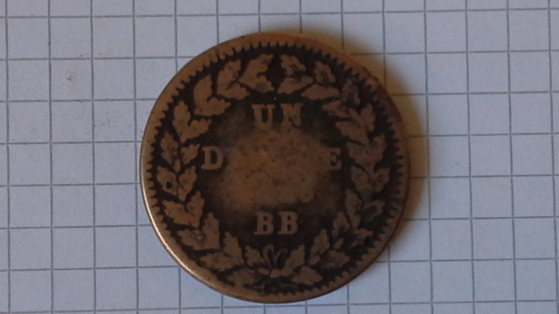  Decime Frankreich 1815 (k524)   