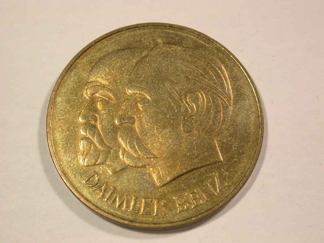 B01 Daimler Benz 1986 Bronze Medaille in f.st Orginalbilder