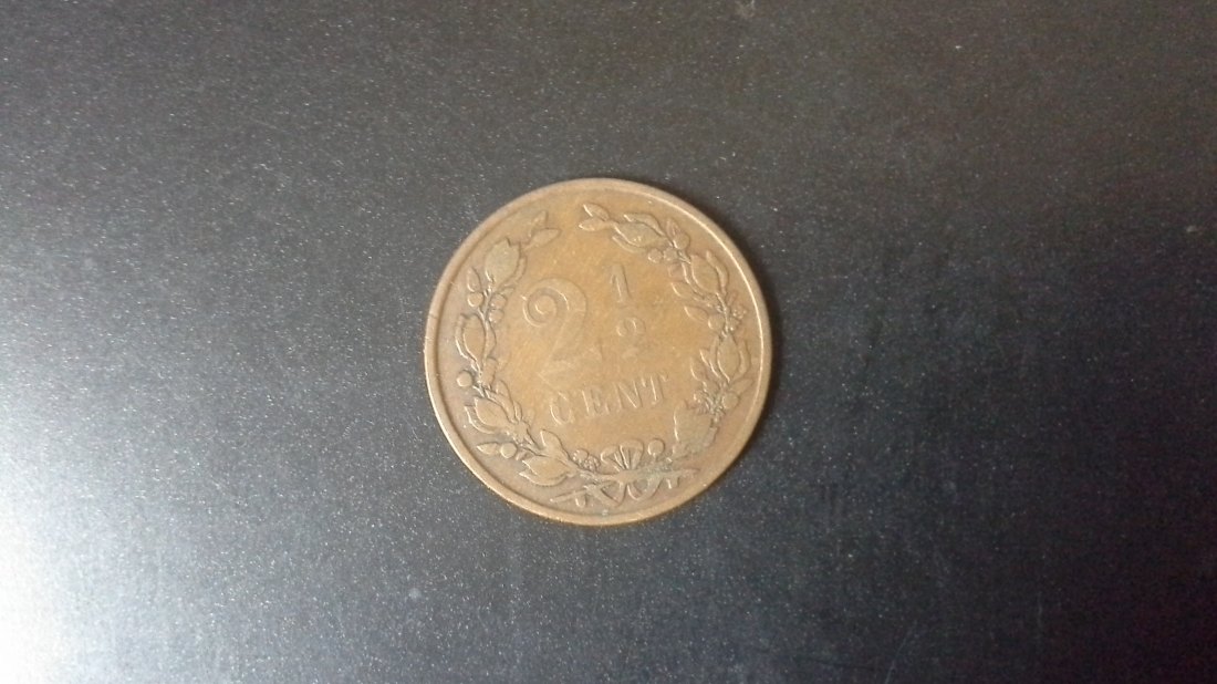  2 1/2 Cent Niederlande 1883 (k556)   
