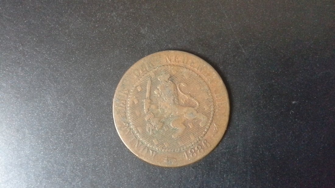  2 1/2 Cent Niederlande 1886 (k557)   