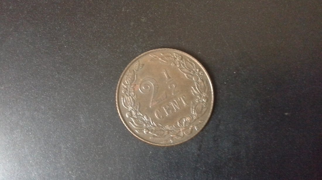  2 1/2 Cent Niederlande 1905 (k561)   
