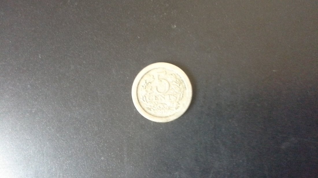5 Cent Niederlande 1908 (k566)