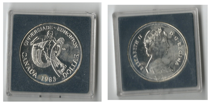  Kanada  1 Dollar 1983  FM-Frankfurt  Feingewicht: 11,66g  Silber  vorzüglich   