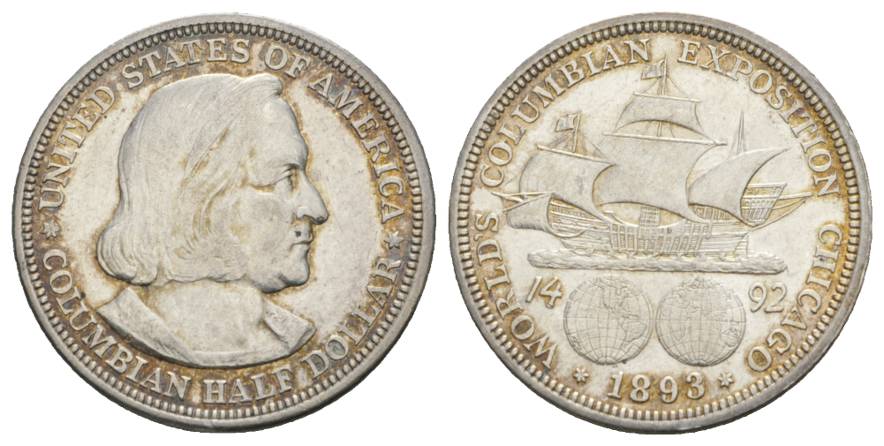  USA, Columbian Half Dollar 1893   
