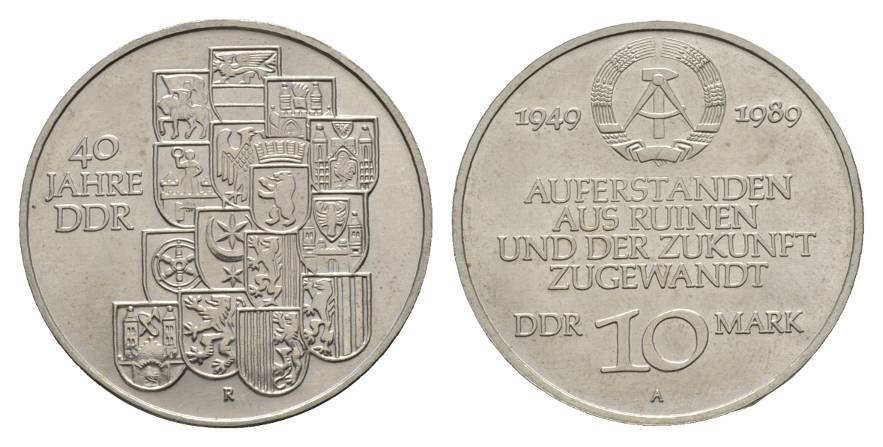 DDR, 10 Mark 1989   