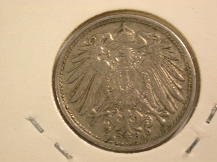  B04 KR  10 Pfennig 1911 D in ss+/ss-vz  Orginalbilder   