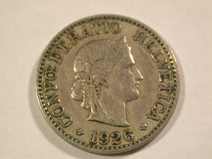B05 Schweiz 10 Rappen 1926 in sehr schön Orginalbilder