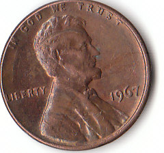 USA (C107)b. 1 Cent 1967 o.Mz. siehe scan