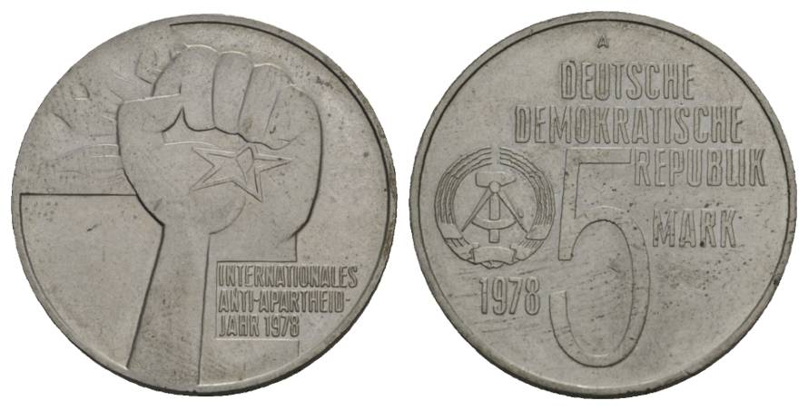  DDR, 5 Mark 1978, J. 1569   