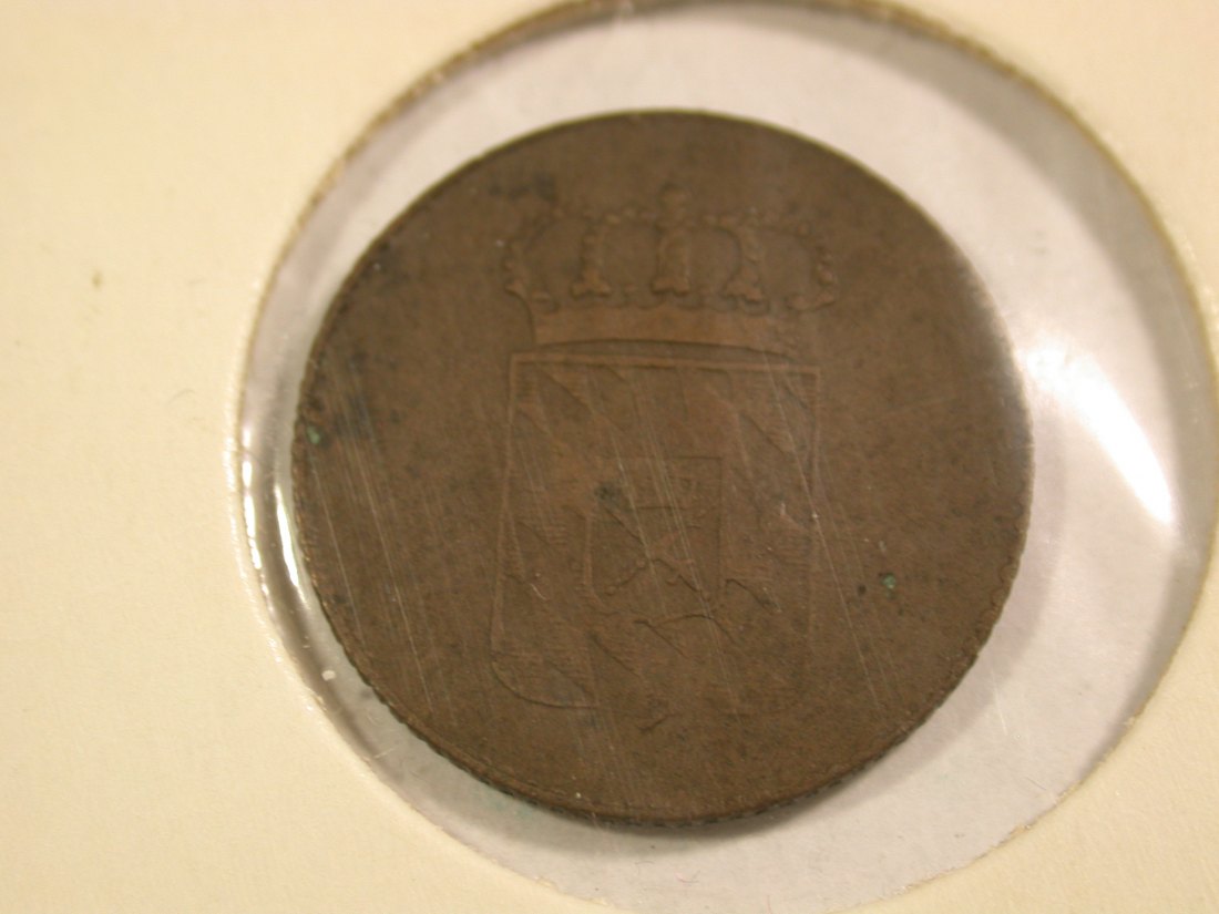  B41 Bayern  1 Pfennig 1834 in ss+   Originalbilder   