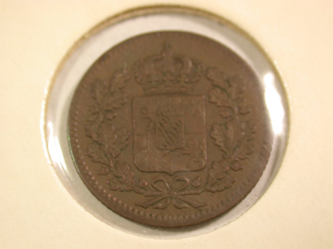  B41 Bayern  1 Pfennig 1840 in ss+   Originalbilder   