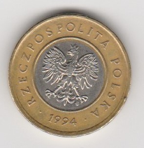  2 Zloty Polen 1994  Bi Metall (B847)   
