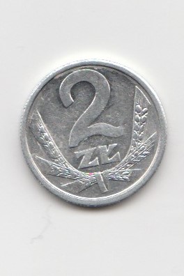  2 Zloty Polen 1989 (B793)   