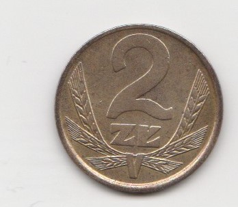  2 Zloty Polen 1981 (B780)   