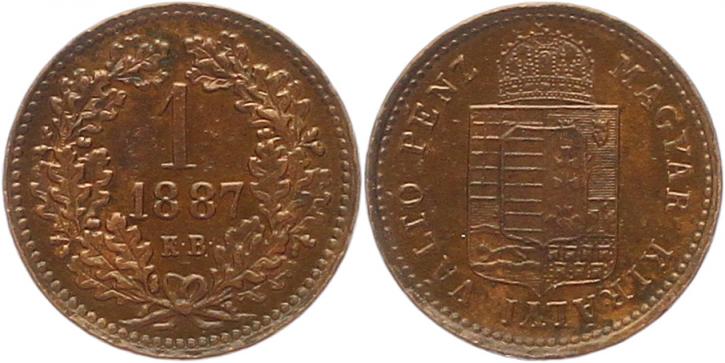  7389 Österreich Kreuzer 1887 KB   