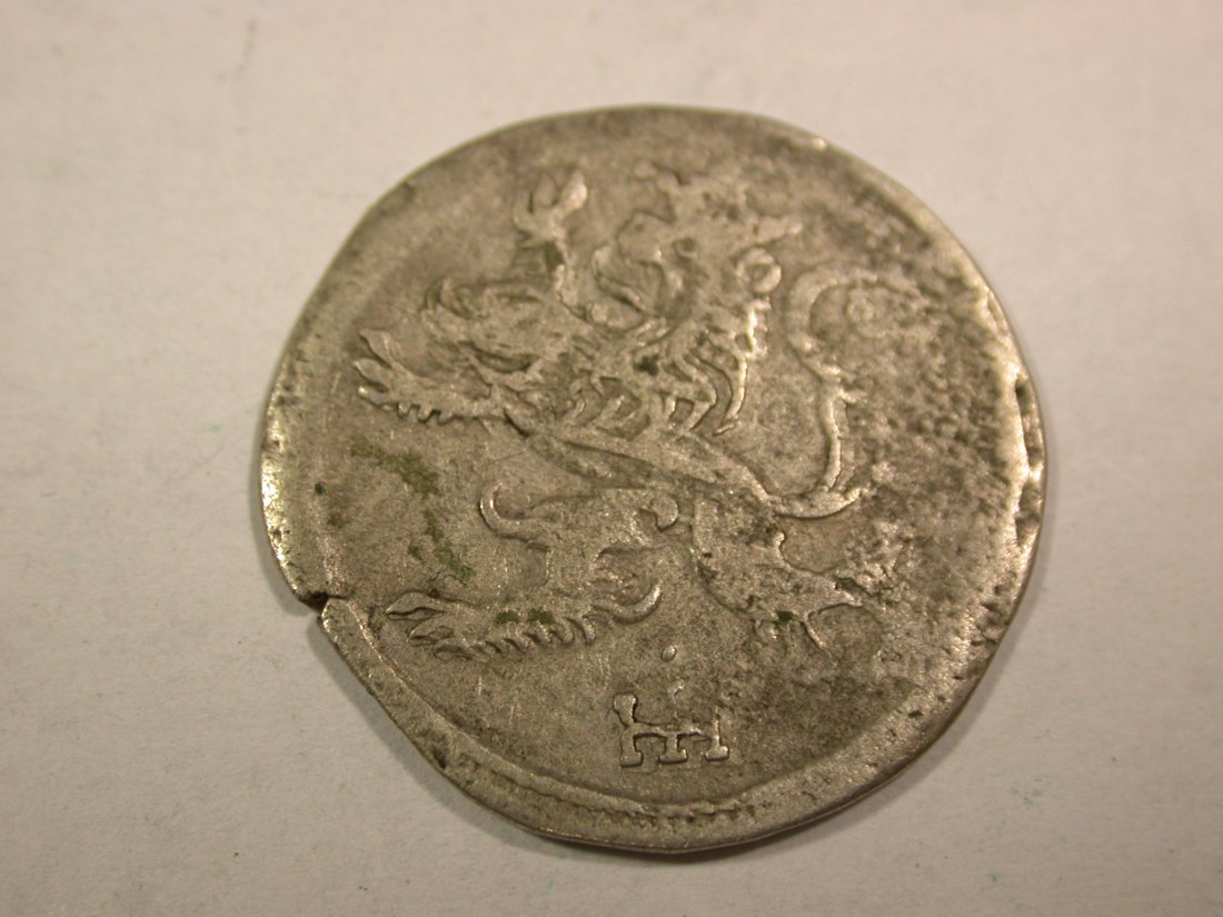 B42 Hessen Kassel Albus von 1681 HH in sehr schön Originalbilder