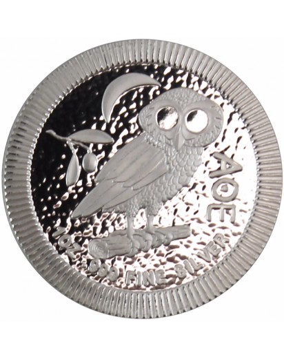 Niue Eule von Athen 1 oz 2 $ 2017 Silber stempelglanz