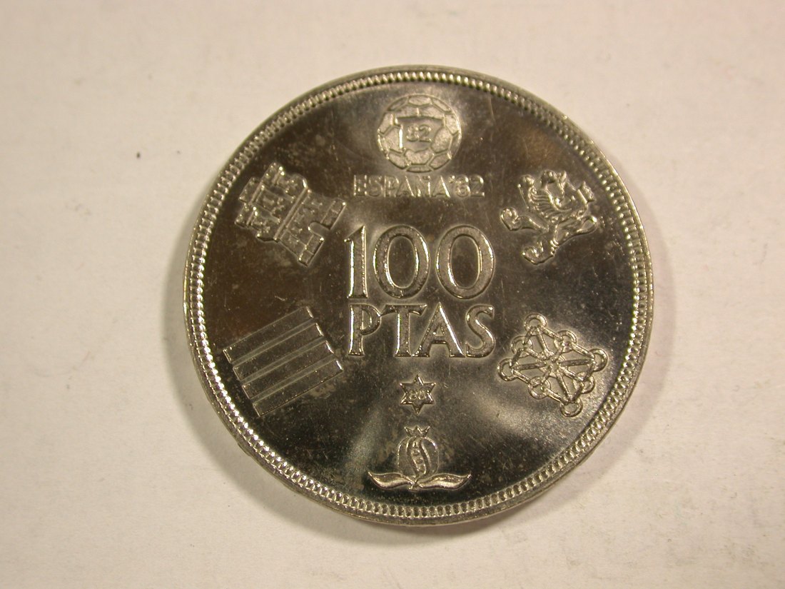  B10 Spanien  100 Pesetas  1980 in f.st/St EA !!   Originalbilder   