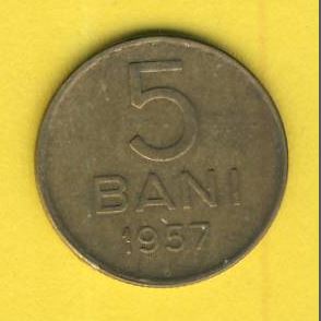  Rumänien 5 Bani 1957   