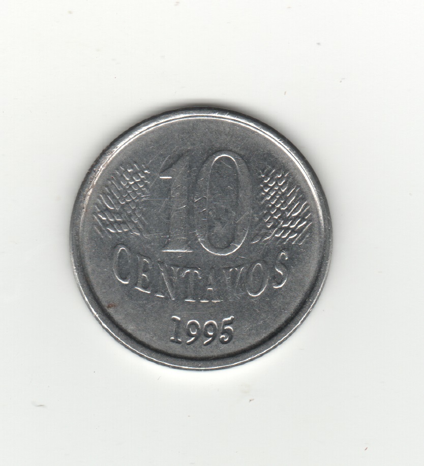  Brasilien 10 Centavos 1995   