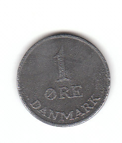 Dänemark (C167)b. 1 Ore 1955 Zink siehe scan