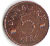 Dänemark (C169)  b. 5 Ore 1973 siehe scan